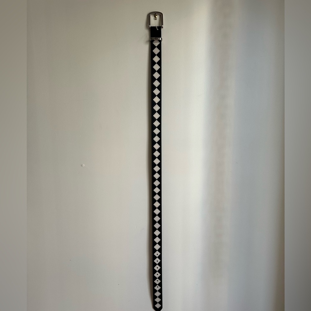 Stussy Checkered Leather Belt S\M